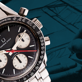 Triple register chronograph